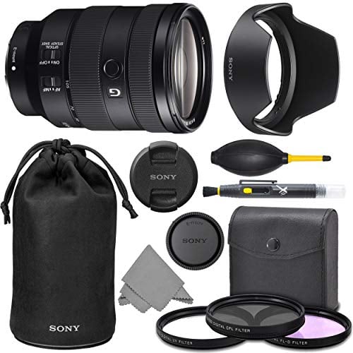 Book Cover Sony FE 24-105mm f/4 G OSS Lens (SEL24105G) with Pro Kit Combo Bundle - International Version