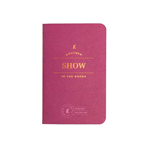 Book Cover Letterfolk Show Passport – Pocket-Sized Performance Book (3.5