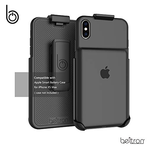 Book Cover Belt Clip Holster Compatible with Apple Smart Battery Case (for iPhone Xs Max) - Smart Case NOT Included