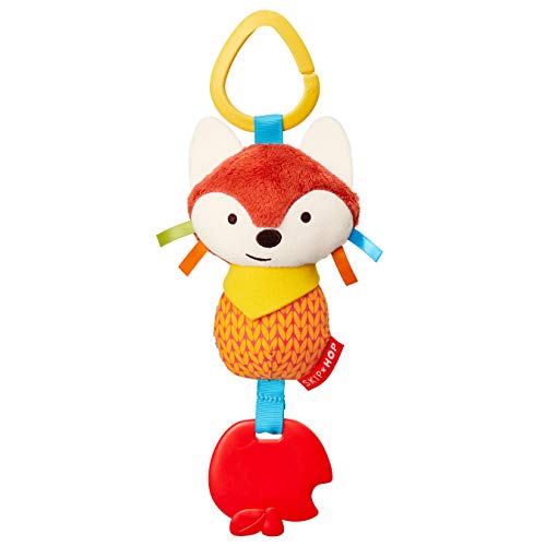 Book Cover Skip Hop Bandana Buddies Baby Activity Chime & Teether Stroller Toy, Fox