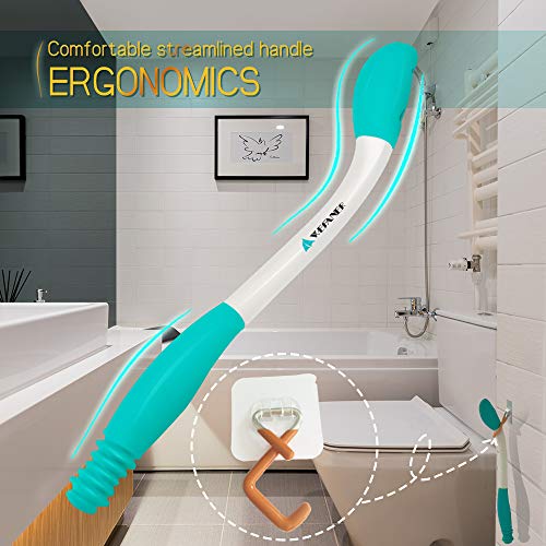 Book Cover Toilet Aids For Wiping, Wipe Assist Tool Bathroom Wipe Assistance Bottom Buddy, Long Reach Comfort Wiper