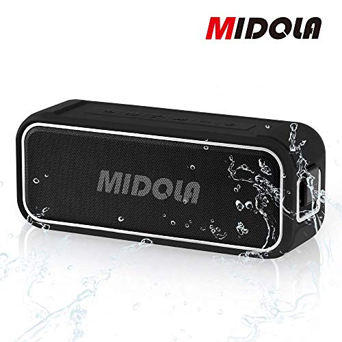 Book Cover Bluetooth Speaker, MIDOLA T8 HiFi Dual-Drive Wireless Speaker, IPX7 Waterproof, 24-Hour Playback Time Stereo Pairing, 40W Portable Suitable for Outdoor, Family, Travel, Hiking, Camping, Beach