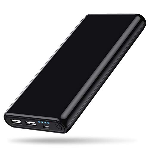 Book Cover Portable Charger Power Bank 25800mAh,Ultra High Capacity External Battery Pack Dual Output Port with 4 LED Indicator Lights Portable Phone Charger for Smartphone,Android Phone,Tablets and More