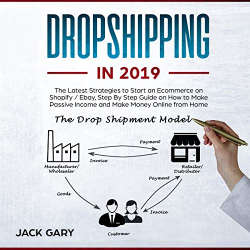 Book Cover Dropshipping in 2019: The Latest Strategies to Start an Ecommerce on Shopify / Ebay, Step by Step Guide on How to Make Passive Income and Make Money Online from Home