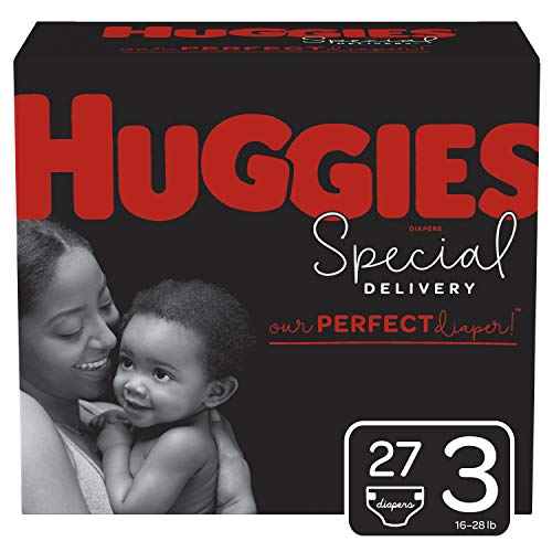 Book Cover Huggies Special Delivery Hypoallergenic Diapers, Size 3, 27 Ct