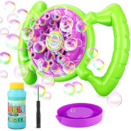 Book Cover Vimpro Bubble Sticks, Bubble Wand Bubble Toys Bubble Maker for Toddlers Bubble Wand Bulk for Summer Outdoor Activities, Celebrations, Birthday, Wedding, Carnival, Party (Green)
