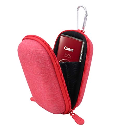 Book Cover Aenllosi Hard Carrying Case for Canon PowerShot ELPH 180/190 Digital Camera (Carrying case, Red)