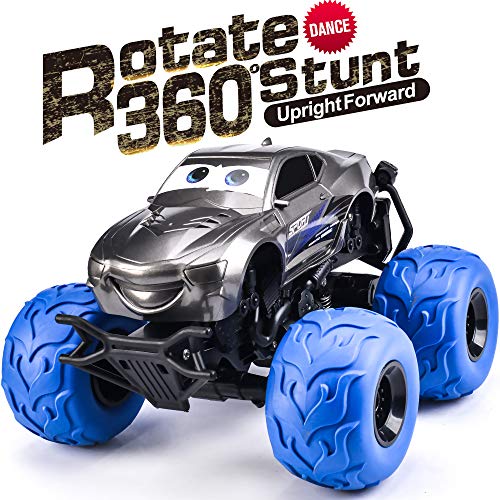 Book Cover RC Car, Nqd 1: 18 Dual Motors Remote Control Truck, 2.4Ghz 4WD Off Road Remote Control Car with Two Rechargeable Batteries, Buggy Hobby Toy for Kids & Adults