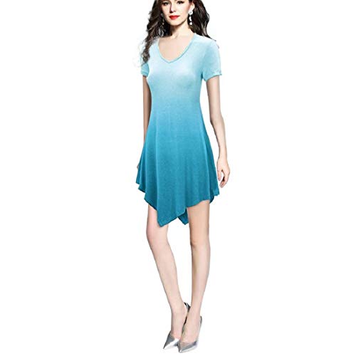 Book Cover Hexiuyun Casual Summer Dresses for Women, Gradient Color