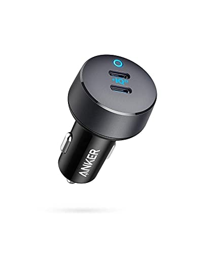 Book Cover Anker USB C Car Charger, 36W 2-Port PowerIQ 3.0 Type C Car Adapter, PowerDrive III Duo with Power Delivery for iPhone12/12 Pro / 11/11 Pro /11 Pro Max/XR/Xs/Max/X, Galaxy, Pixel, iPad Pro and More