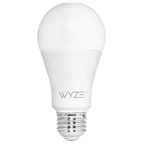 Book Cover Wyze Bulb 800 Lumen A19 LED Smart Home Light Bulb, Adjustable white temperature and brightness, works with Alexa and the Google Assistant, No Hub Required, 1-Pack