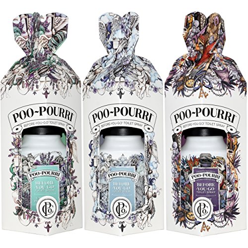 Book Cover Poo-Pourri Heaven Scent, Lavender Peppermint, and Potty Potion 2 Ounce Twist Collection