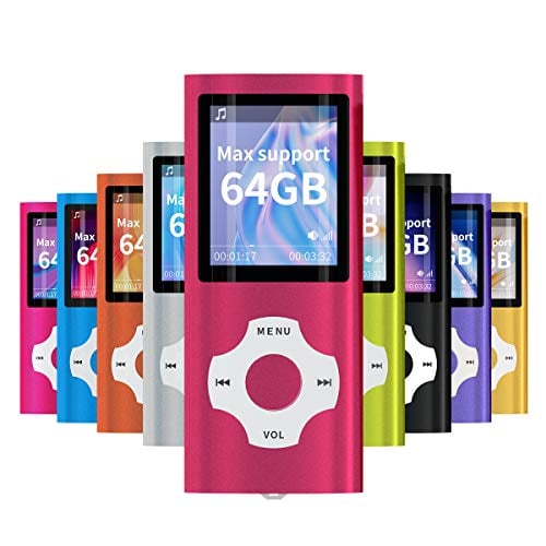 Book Cover MYMAHDI - Digital, Compact and Portable MP3 / MP4 Player (Max Support 64 GB) with Photo Viewer, E-Book Reader and Voice Recorder and FM Radio Video Movie in Red