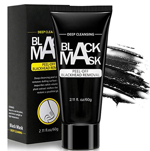 Book Cover Blackhead Remover Mask, Charcoal Peel Off Mask, Deep Cleansing Black Mask, Activated For All Skin