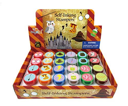 Book Cover TINYMILLS 24 Pcs Wizard Stampers for Kids