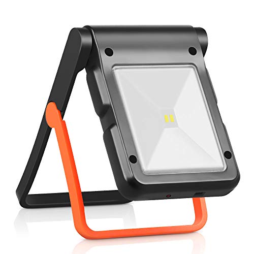 Book Cover Neporal Portable LED Work Light Solar and USB Rechargeable with 2 Brightness Modes 360Â°Adjustable Flashlight Solar Camping Lights 550mAh 50lm Rechargeable Night Light For Household Camping Hiking Car