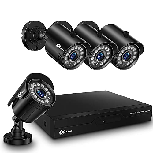 Book Cover XVIM Wired Security Cameras System - 1080P 4CH Home Security Camera System DVR(No Hard Drive),4PCS 2MP Security Cameras, IP66 Outdoor Security Camera System,Night Vision, Motion Detect, APP Access