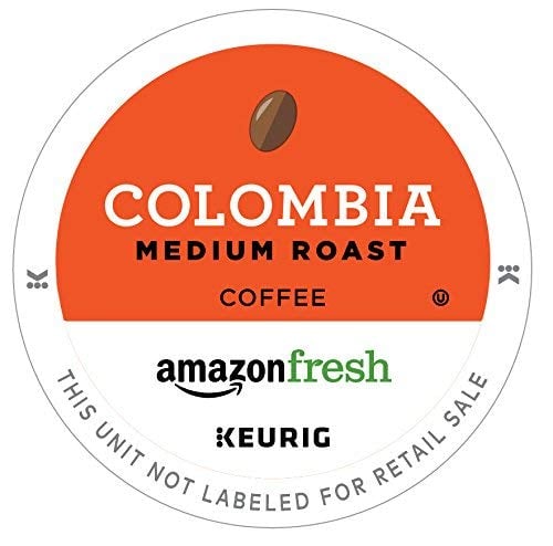 Book Cover AmazonFresh 12 Ct. K-Cups, Colombia Medium Roast, Keurig K-Cup Brewer Compatible