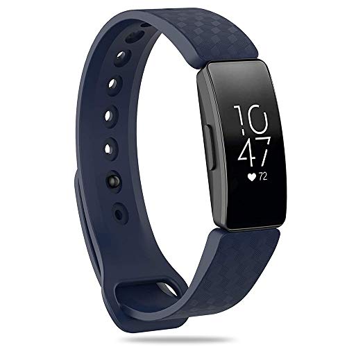 Book Cover findway Compatible with Fitbit Inspire 2/Inspire HR Bands/Fitbit Inspire Band, Adjustable Soft Silicone Inspire Straps for Women Men Sports Replacement Bands for Inspire 2/Inspire HR Fitness Tracker