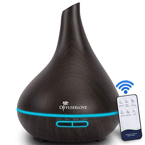Book Cover Diffuserlove Diffuser 500ML Essential Oil Diffuser with Adjustable Mist Mode Waterless Auto Shut-off Diffusers for essential oils Cool Mist Diffuser for Office Home Bedroom Living Room