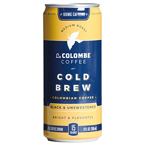 Book Cover La Colombe Colombian Cold Brew - 9 Fl. Oz. 16 Pack - 100% Arabica, Single-Origin, Columbian Cold Brew Coffee, 5 Calories, Double Filtered, Smooth Medium-Roast Coffee, 180mg Natural Caffeine