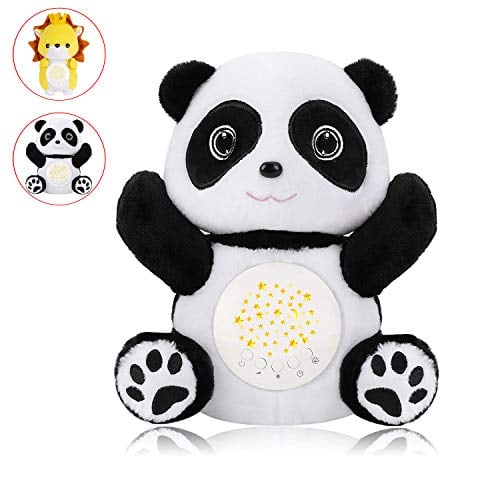 Book Cover Baby Gifts/Baby White Noise Machine & Night Light Projector for Baby Sleep/Comfortable Lion-Shaped Animal Plush Toy & Soother/Decor for Crib, Bassinet, Nursery