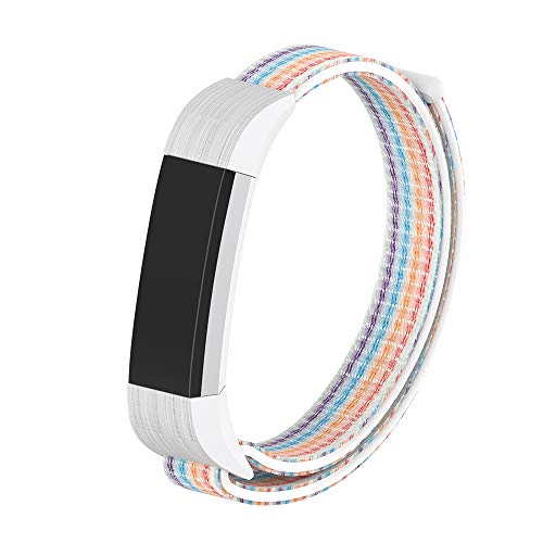 Book Cover CosyZanx for Fitbit Alta Bands Fitbit Alta HR Soft Nylon Woven Sport Wristbands for Men Women Lightweight Replacement Straps Accessories for Fibit Alta HR Fitbit Ace Fitness Tracker