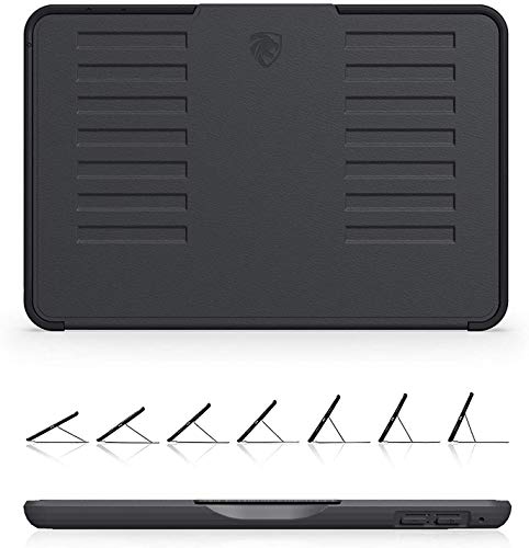 Book Cover ZUGU iPad Mini 5 / 4 Case Muse Ultra Slim Protective Cover - Apple Pencil Holder - Convenient 7-angle Magnetic Stand & Auto Sleep/Wake [Black]