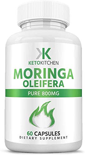Book Cover Organic Moringa Capsules | Complete Green Superfood Supplement | Energy, Metabolism & Immune Booster | Packed with Antioxidants and Nutrients | Vegan Supplement for Mood & Energy