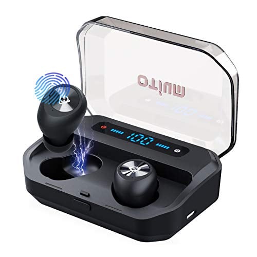 Book Cover Otium Wireless Earbuds Bluetooth 5.0 Headphones with Digital Intelligence LED Display 3500 mAH Charging Case 135H Playtime Stereo Sound Headset IPX8 Waterproof Built-in Mic for Home Officeâ€¦