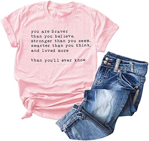 Book Cover Happy Bee Letters Printed T Shirt Women's Cute Graphic Print Short Sleeve Shirt Top