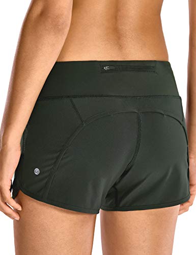 Book Cover CRZ YOGA Womens Lightweight Gym Athletic Workout Shorts Liner 4