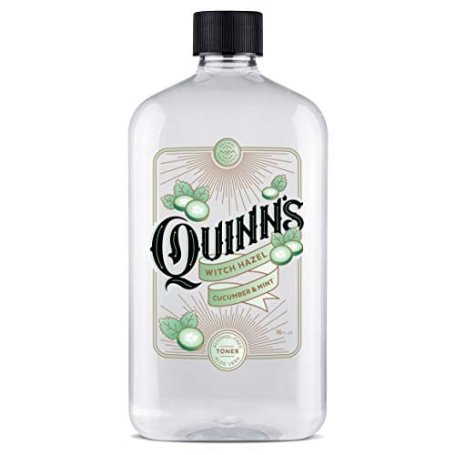 Book Cover Quinnâ€™s Alcohol Free Cucumber and Mint Witch Hazel with Aloe Vera 16 Ounce.