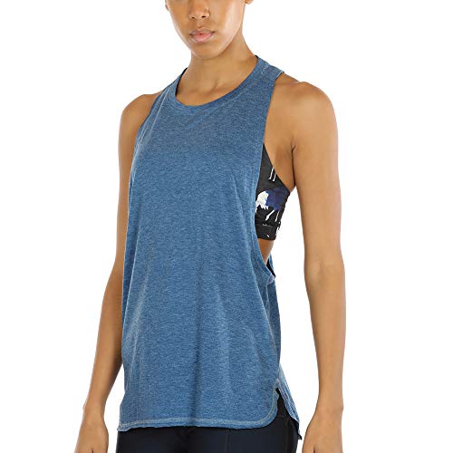 Book Cover icyzone Workout Tank Tops for Women - Running Muscle Tank Sport Exercise Gym Yoga Tops Athletic Shirts