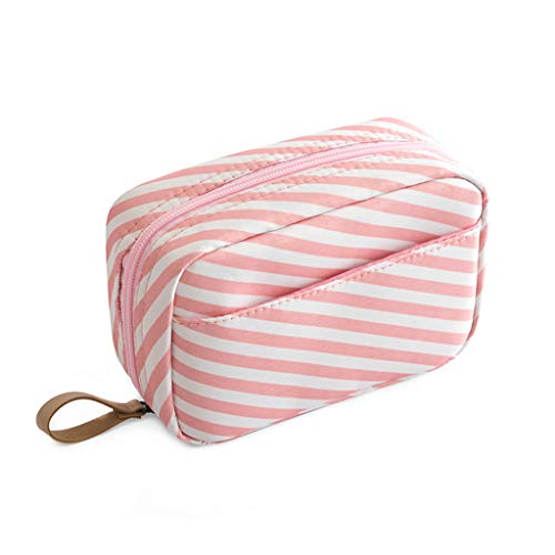 Book Cover Makeup Bag Travel Cosmetic Bag Toiletry Bag Organizer Pouch Purse Travel Accessories,Pink