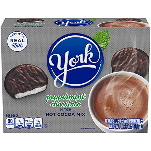 Book Cover Hershey's Instant York Peppermint Hot Cocoa Mix, 5.29 oz