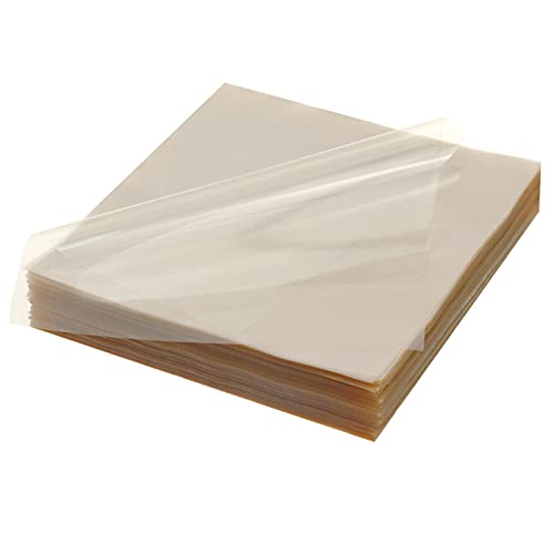 Book Cover Juome 1000 Sheets Clear Cellophane Wrap Roll 5x5 Inches Candy Caramel and Chocolate Wrapper for Treats, Lollipop, Gummies, Saran Wrap& Cake Pop Making Supplies, etc