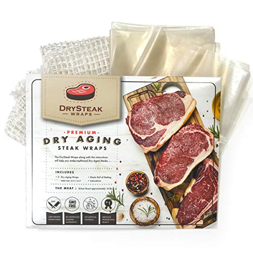 Book Cover The Sausage Maker - DrySteak Wraps for Dry Aging Meat at Home, Dry Age Sirloin, Ribeye and Short Loin