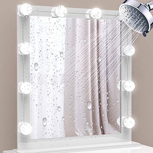 Book Cover Nicewell Vanity Mirror Lights Adjustable Dimmable 3 Colors 10 LED Hollywood Style Makeup Kit USB Power Supply Plug DIY for Dressing Table Bathroom Wall Mirror Lighting (Mirror not Included)