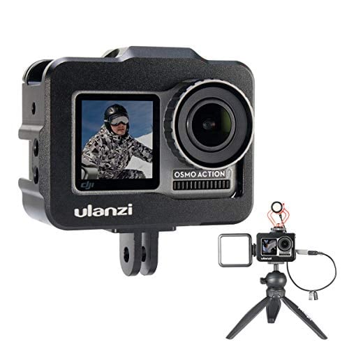 Book Cover ULANZI Protective Housing Case for DJI Osmo Action Camera Video Vlogging Cage with Lens Silicone Protect Cover