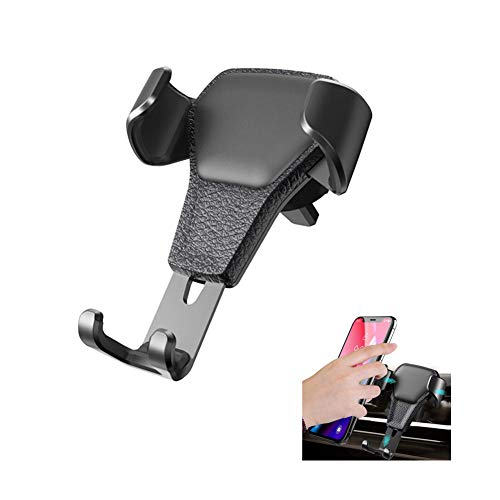 Book Cover Ebow Air Vent Phone Holder Gravity Reaction Car Mobile Phone Holder Clip Type Air Vent Monut for All GPS Smart Phone (Black)
