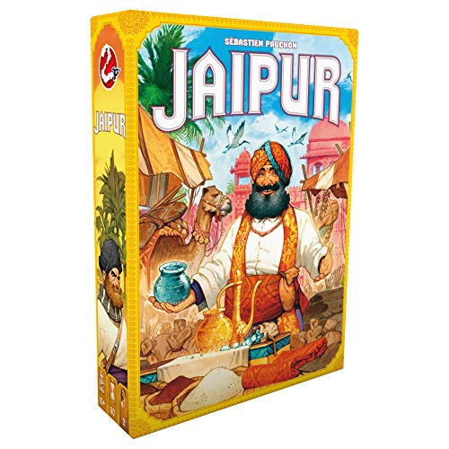 Book Cover Jaipur Board Game (New Edition) | Strategy Game for Adults and Kids | Trading, Fun Tactical Game | Ages 10 and up | 2 Players | Average Playtime 30 Minutes | Made by Space Cowboys