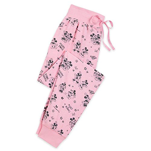Book Cover Disney Mickey and Minnie Mouse Jogger Pants for Women Multi