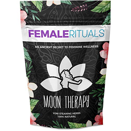 Book Cover Female Rituals Moon Therapy (2 Ounce) Yoni Steaming Herbs - Natural Yoni Steam Detox - Holistic V Steam