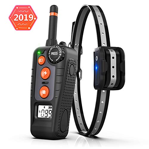 Book Cover STARLIKE Dog Training Collar, Dog Shock Collar Rechargeable & IPX7 Waterproof Beep/Vibration/Shock 1~100 Shock Levels Dog Training Set for Small Medium Large Dogs