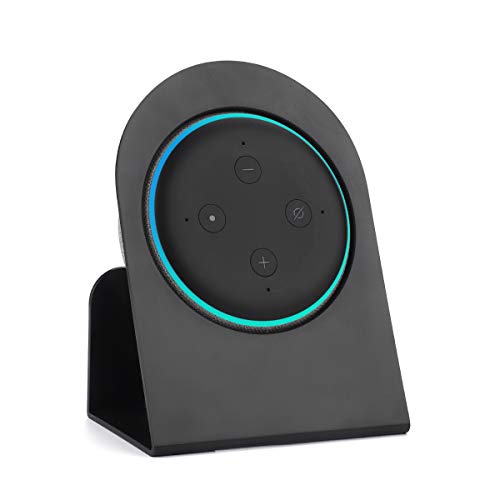 Book Cover Trenela Echo Dot 3rd Generation Stand Holder, Home Voice Assistant Desk Stand Accessories for Echo 3rd Generation - Smart Speaker (Black Stand)