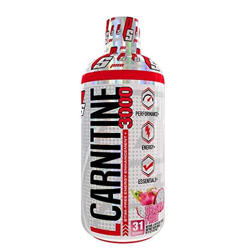 Book Cover ProSupps L-Carnitine 3000 Liquid Fat Burner, Stimulant Free Metabolic Enhancer, 31 Servings (Dragon Fruit Flavor)