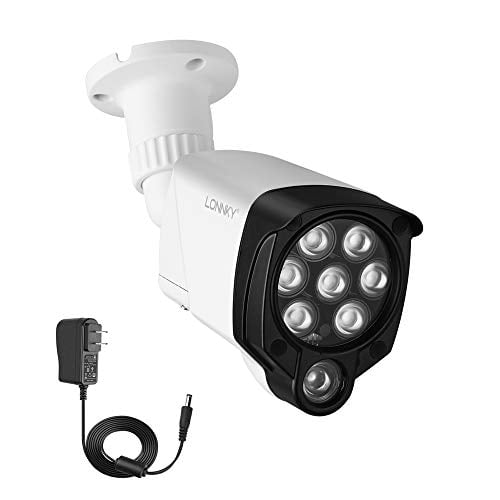 Book Cover LONNKY LED IR Illuminator Wide Angle 8-LEDs 90 Degree 100Ft IR Infrared Flood Light for CCTV Security Cameras, IP Camera, Bullet Camera, Dome Camera, Suitable for Outdoor Use(White)