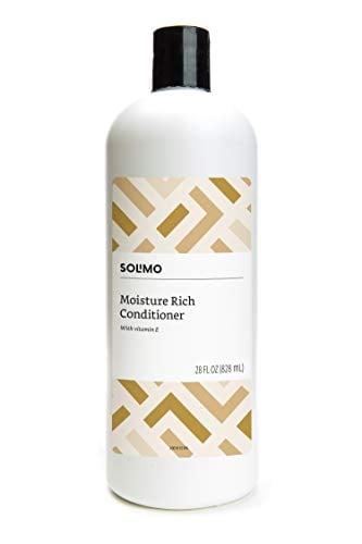 Book Cover Amazon Brand - Solimo Moisture Rich Conditioner, 28 Fluid Ounce