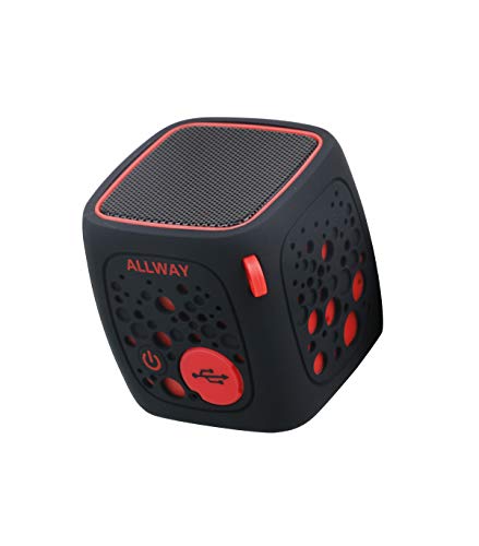 Book Cover Mini Bluetooth Speakers,ALLWAY Small Bluetooth Speakers Portable Wireless with Loud Stereo Sound,Rich Bass,TF Card Port,164 Feet Bluetooth 5.0 Range for Laptop,MacBook Pro,iPhone,Echo,Car and More